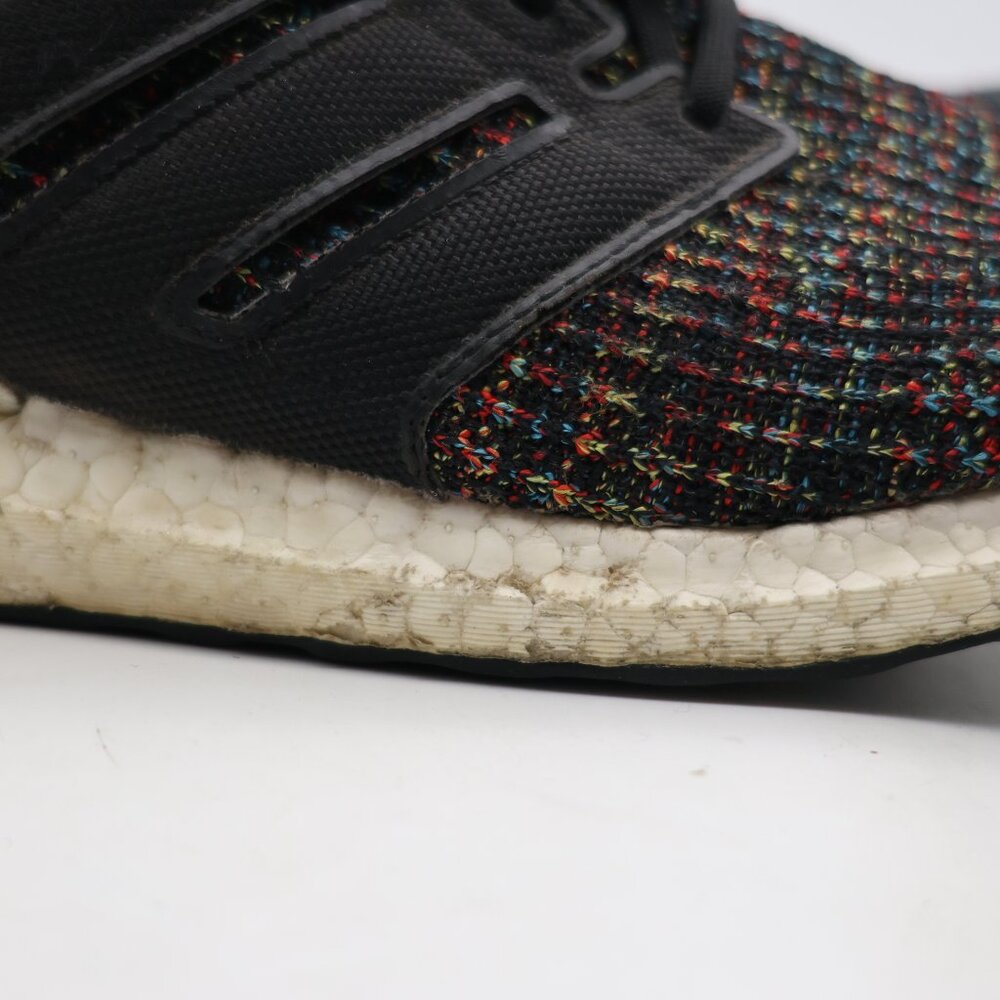 Adidas UltraBoost 4.0 Black Multicolor Men's Size 12 Running Athletic Sneakers - Picture 11 of 13